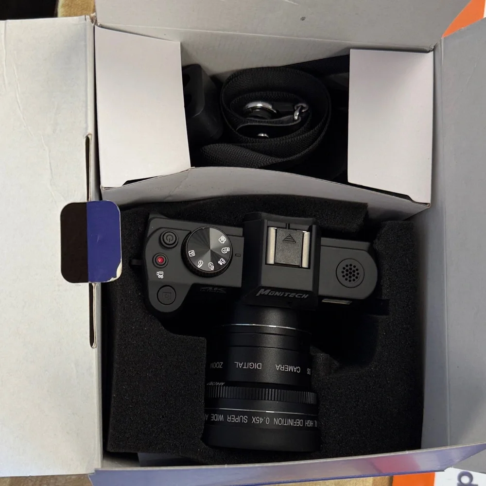 4K Ultra HD Digital Camera - Black